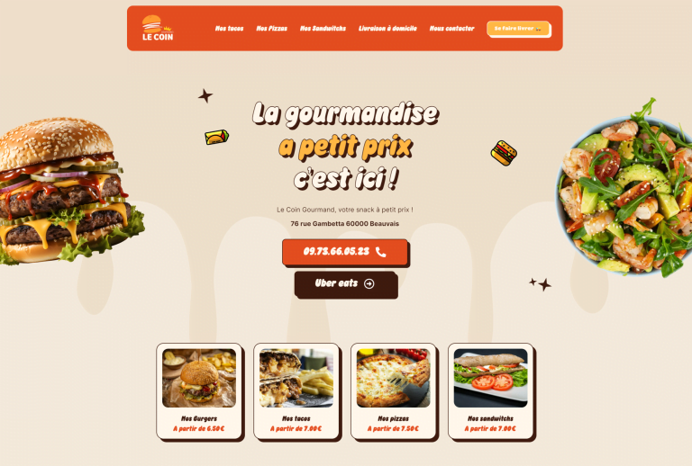 Accueil 12 webild - Mockup site web Accueil
