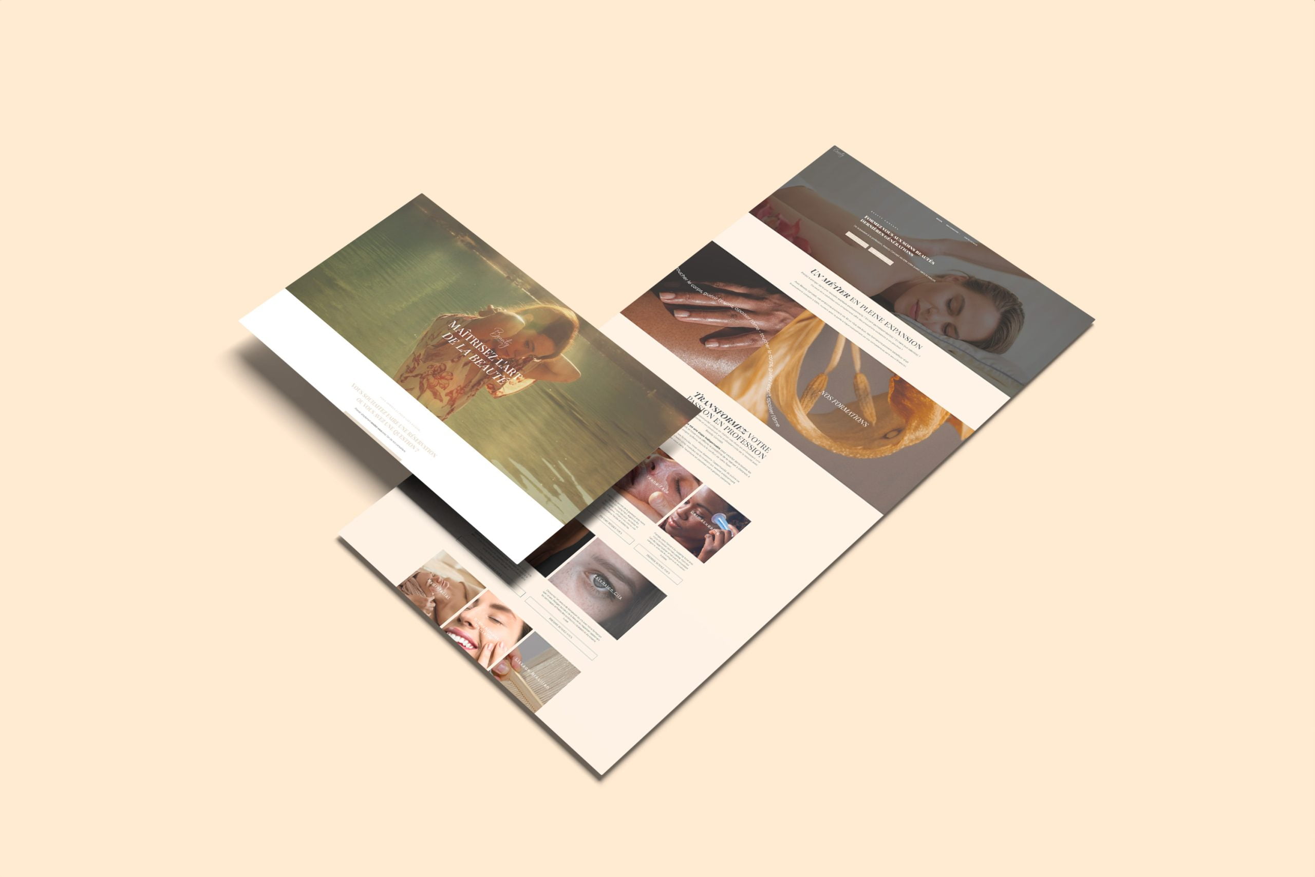 Projet Formation beauté Beauty-Concept 4 webild – Projet Beauty Concept mockup site web #3