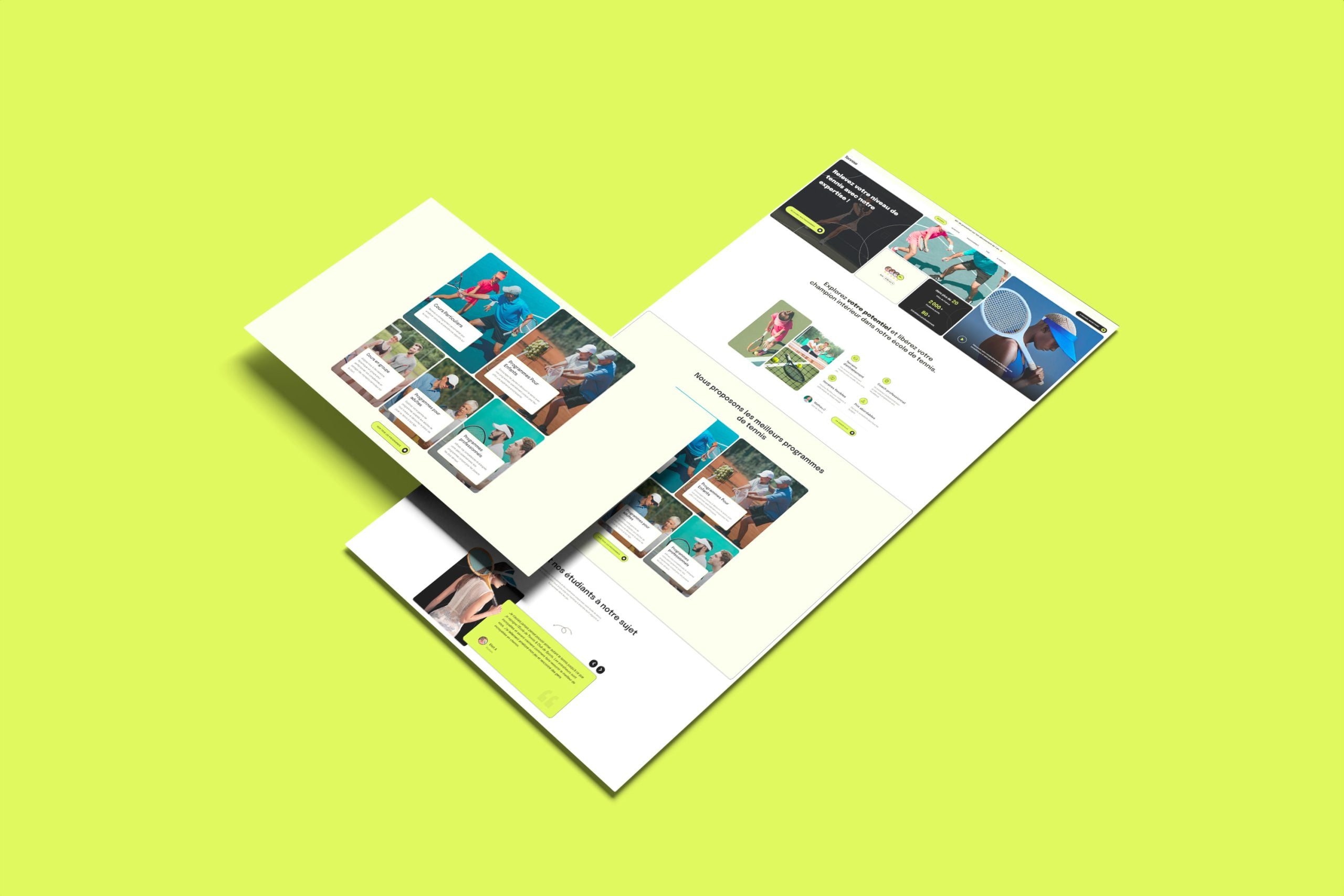 webild – Projet Club Tenisse mockup site web #3