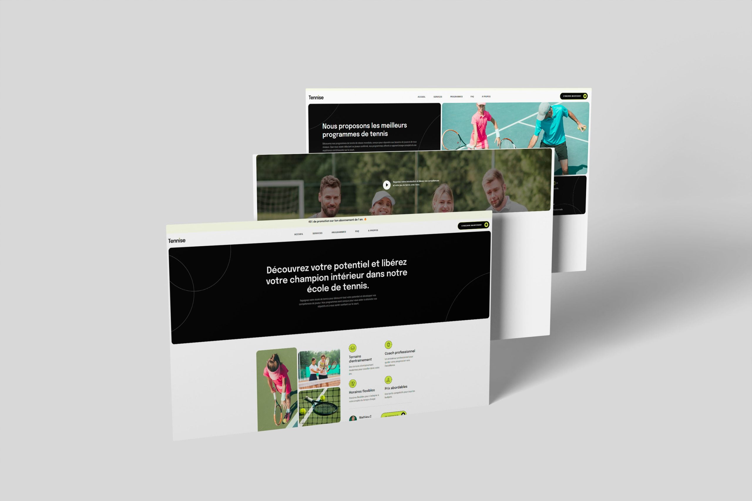 webild – Projet Club Tenisse mockup site web #4