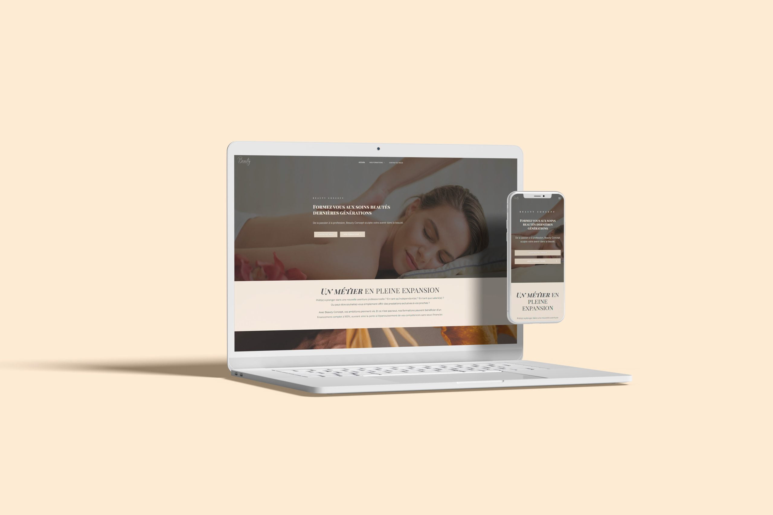 Projet Formation beauté Beauty-Concept